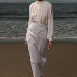 Verse Top - Ivory Tissue Linen - Heidi Merrick