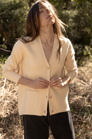 Finny Cardigan - Ivory