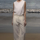 Baptise Pant - Ivory Linen - Heidi Merrick