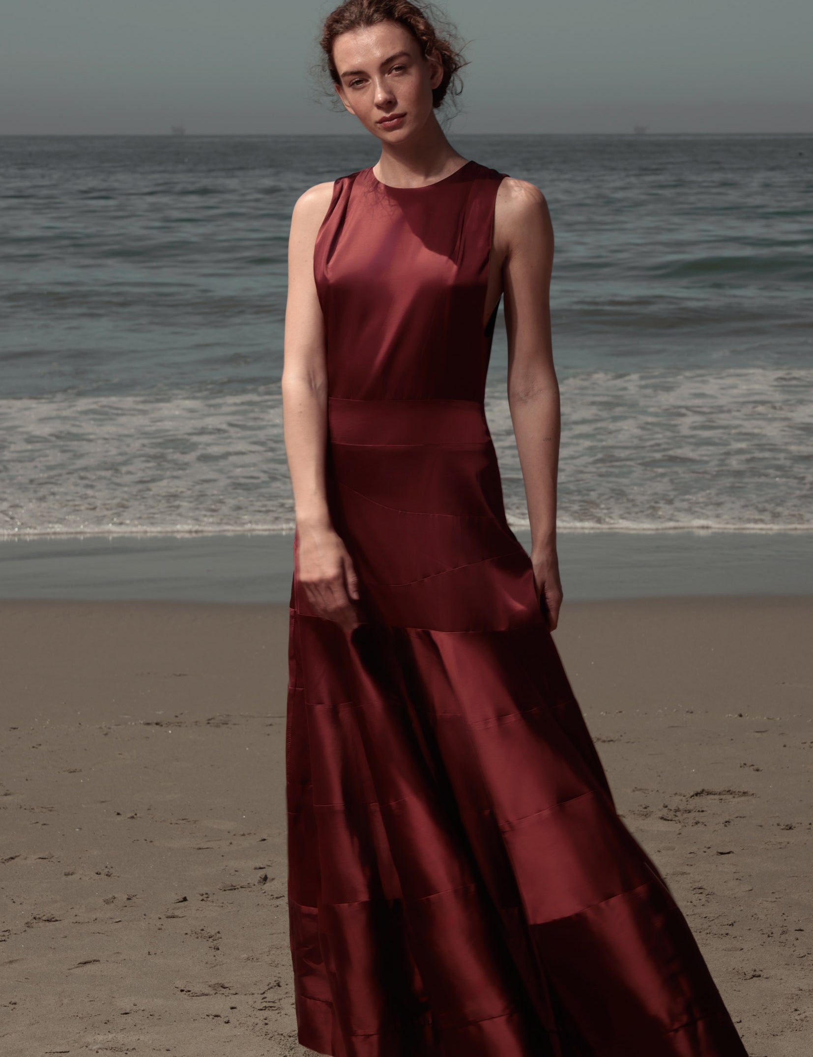 Gale Gown - Burgundy - Heidi Merrick