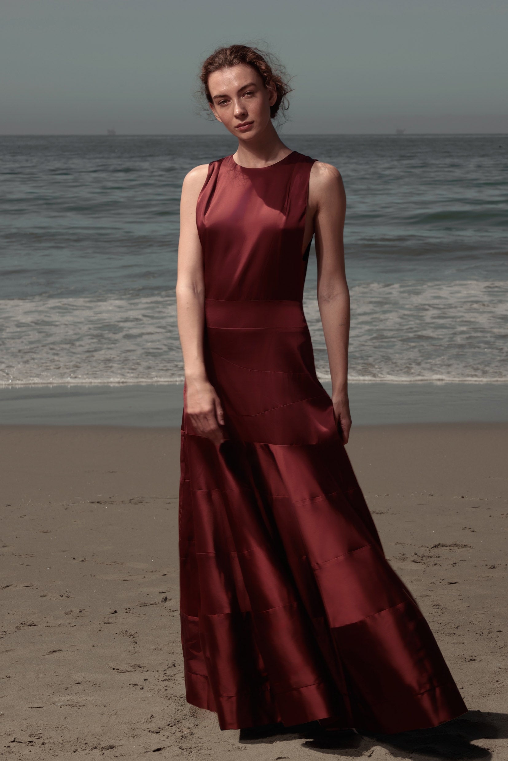Gale Gown - Burgundy - Heidi Merrick