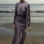 Gale Skirt - Lavender Linen - Heidi Merrick