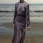 Gale Skirt - Lavender Linen - Heidi Merrick