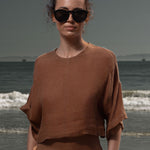Mojave Top - Sunrise Tissue Linen - Heidi Merrick