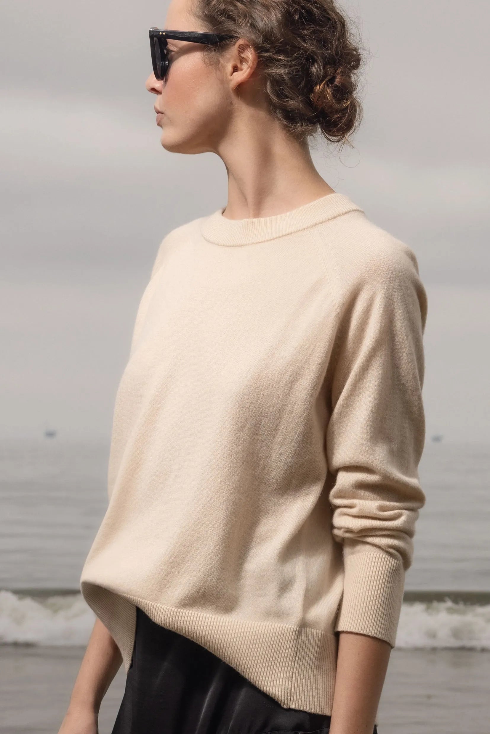 Daily Sweater - Antique Cream - Heidi Merrick