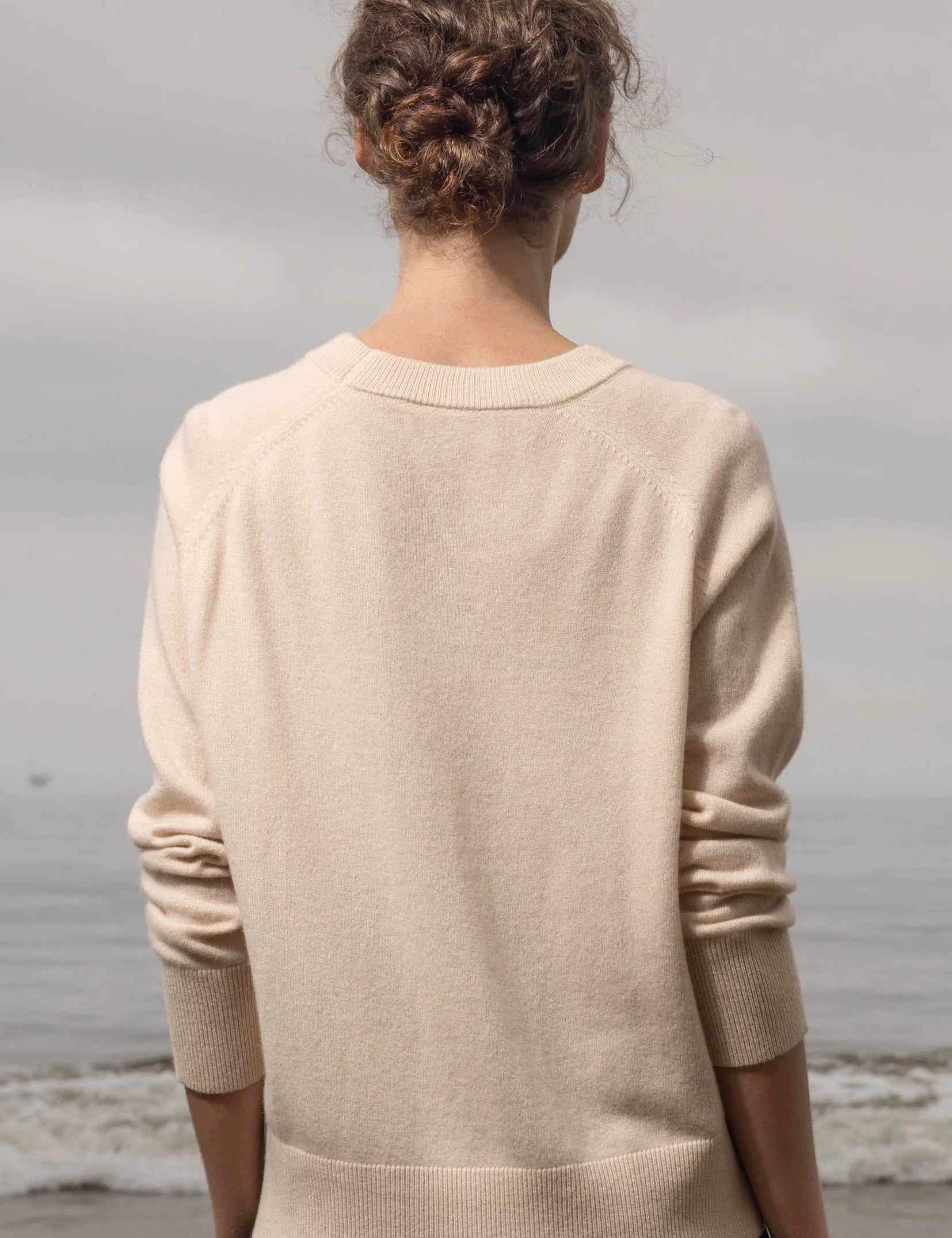 Daily Sweater - Antique Cream - Heidi Merrick