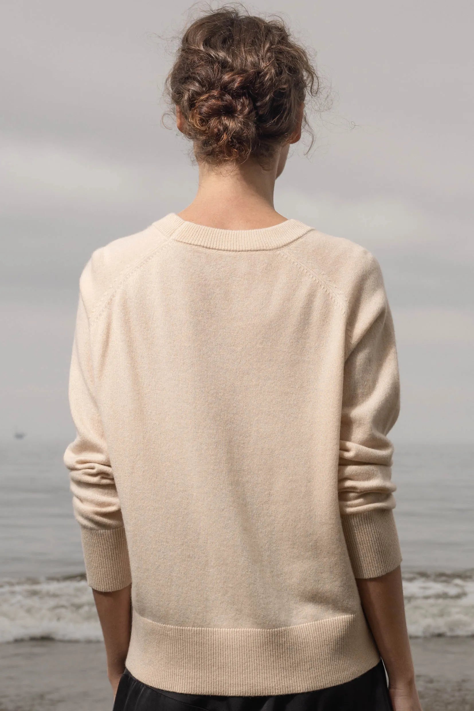 Daily Sweater - Antique Cream - Heidi Merrick