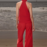 Nysa Top - Vermillion