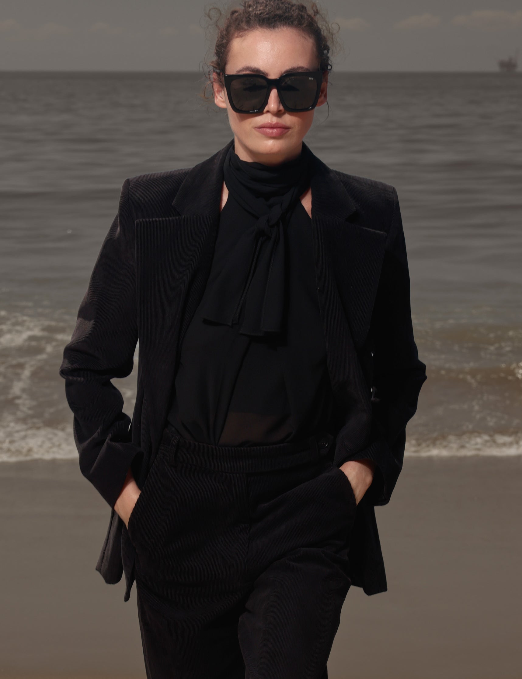 Mars Blazer - Noir Corduroy