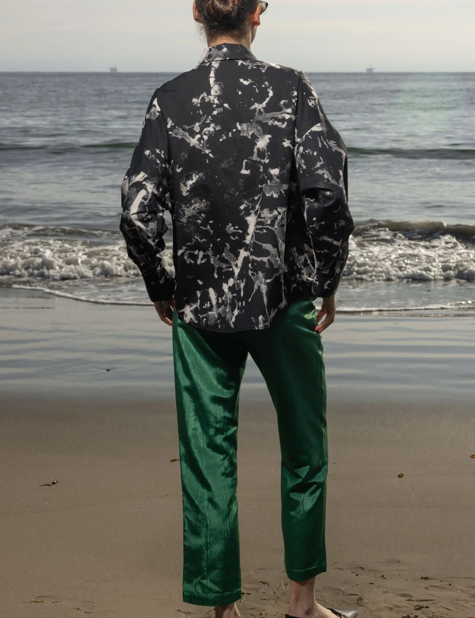 Lobel Top - Inghua Shirting - Heidi Merrick