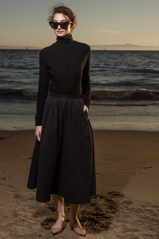 Apollo Skirt - Black Trench