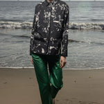 Bruno Pant - Green Moire - Heidi Merrick