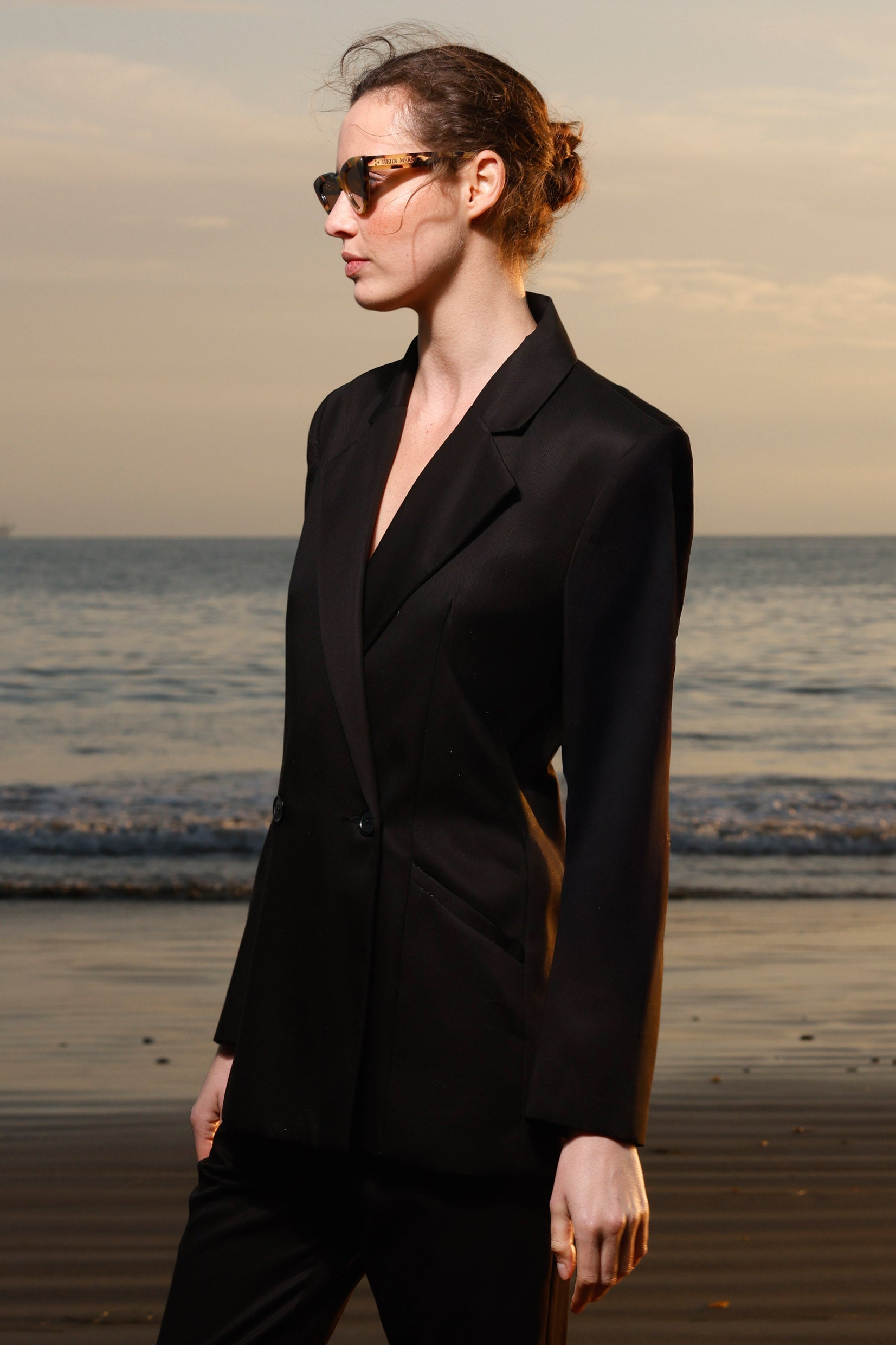 Mars Blazer - Noir - Heidi Merrick