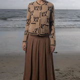 Marbella Skirt - Clay Tissue Linen - Heidi Merrick