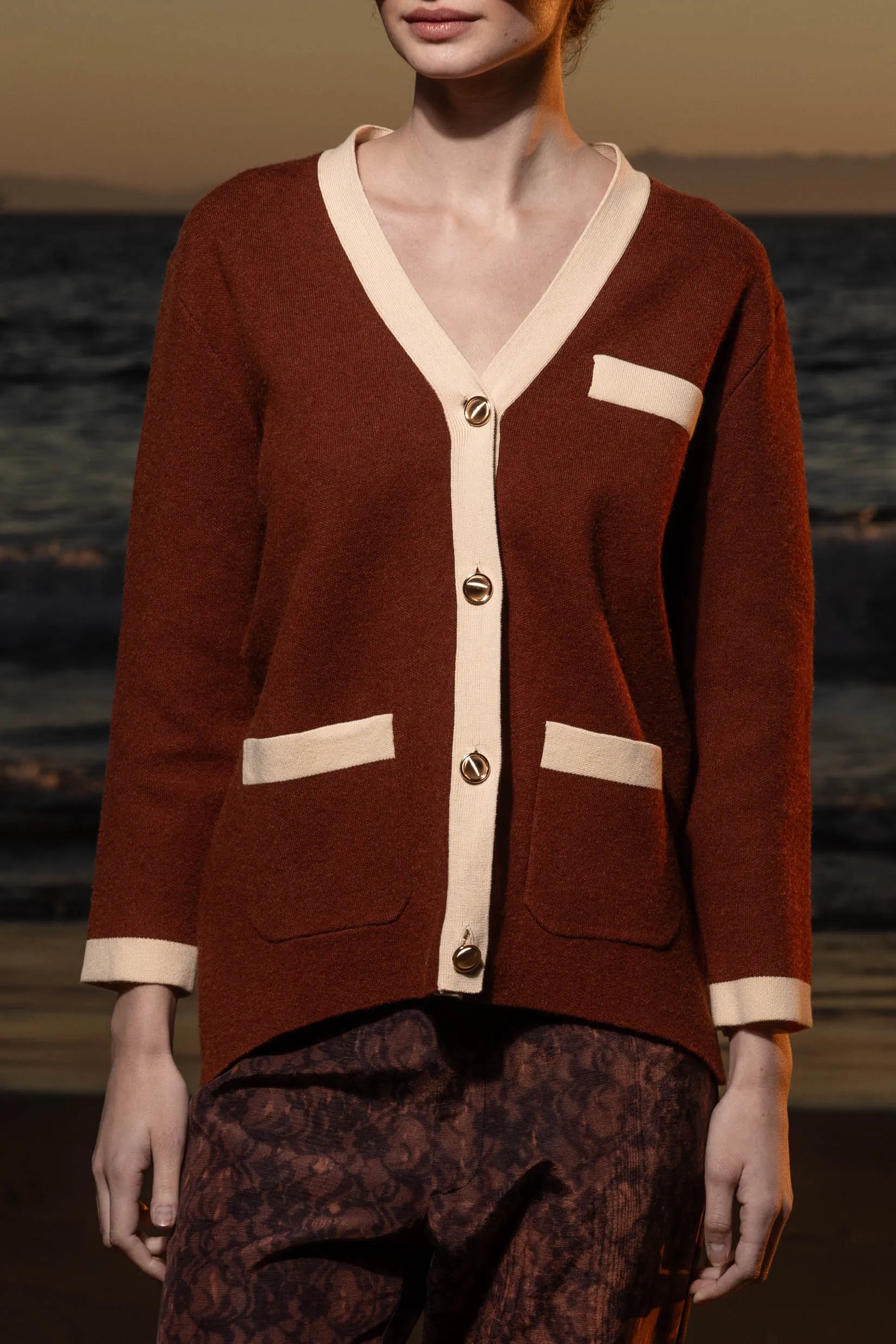 Finny Cardigan - Sienna - Heidi Merrick