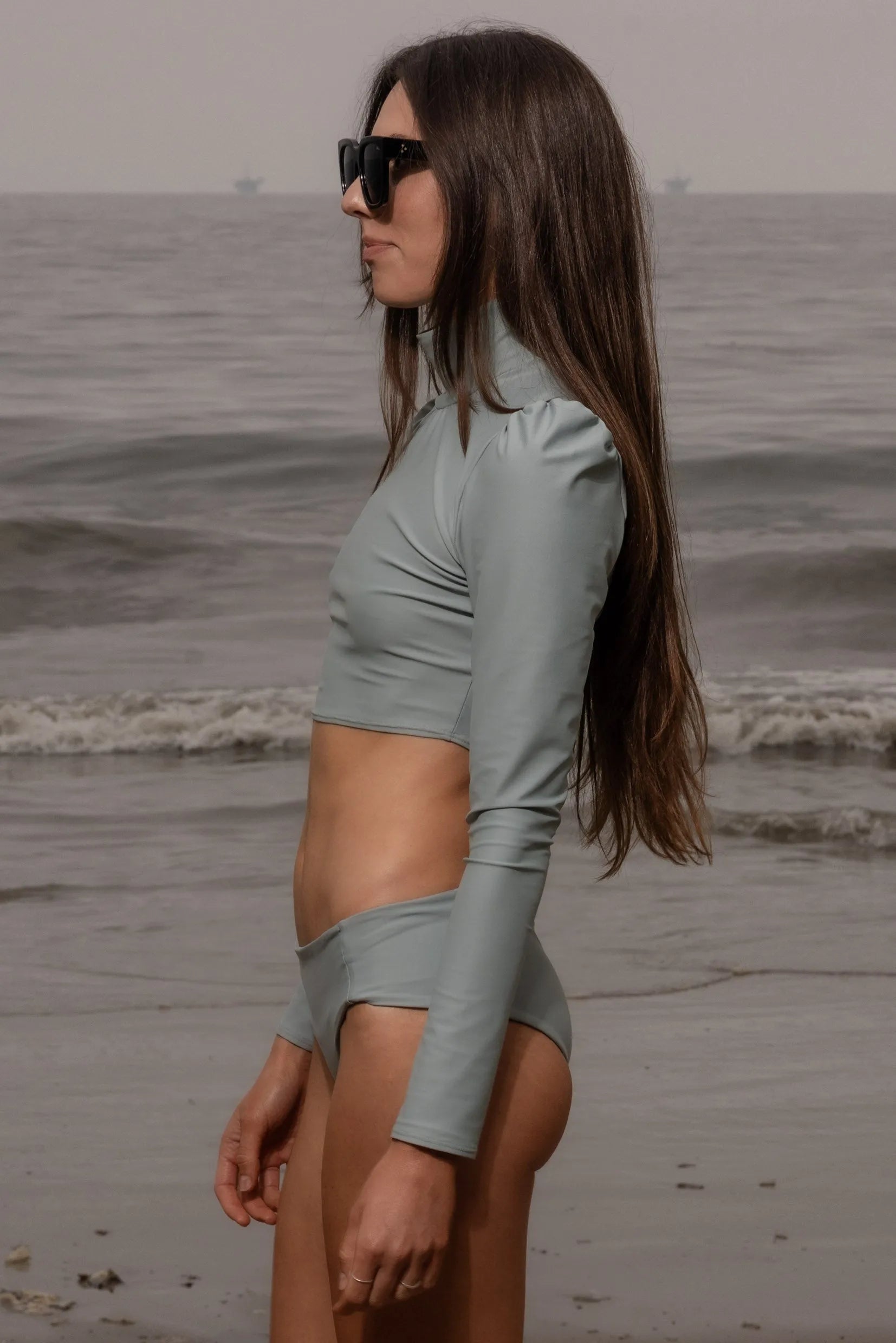 Lautrec Rash Guard - Agave - Heidi Merrick
