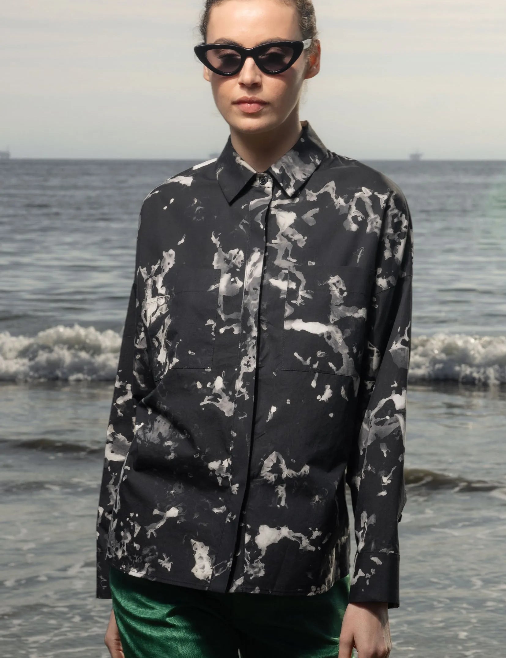 Lobel Top - Inghua Shirting - Heidi Merrick