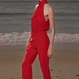 Serge Pant - Vermilion Corduroy