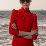 Izzy Rashguard - Vermilion