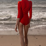 Izzy Rashguard - Vermilion