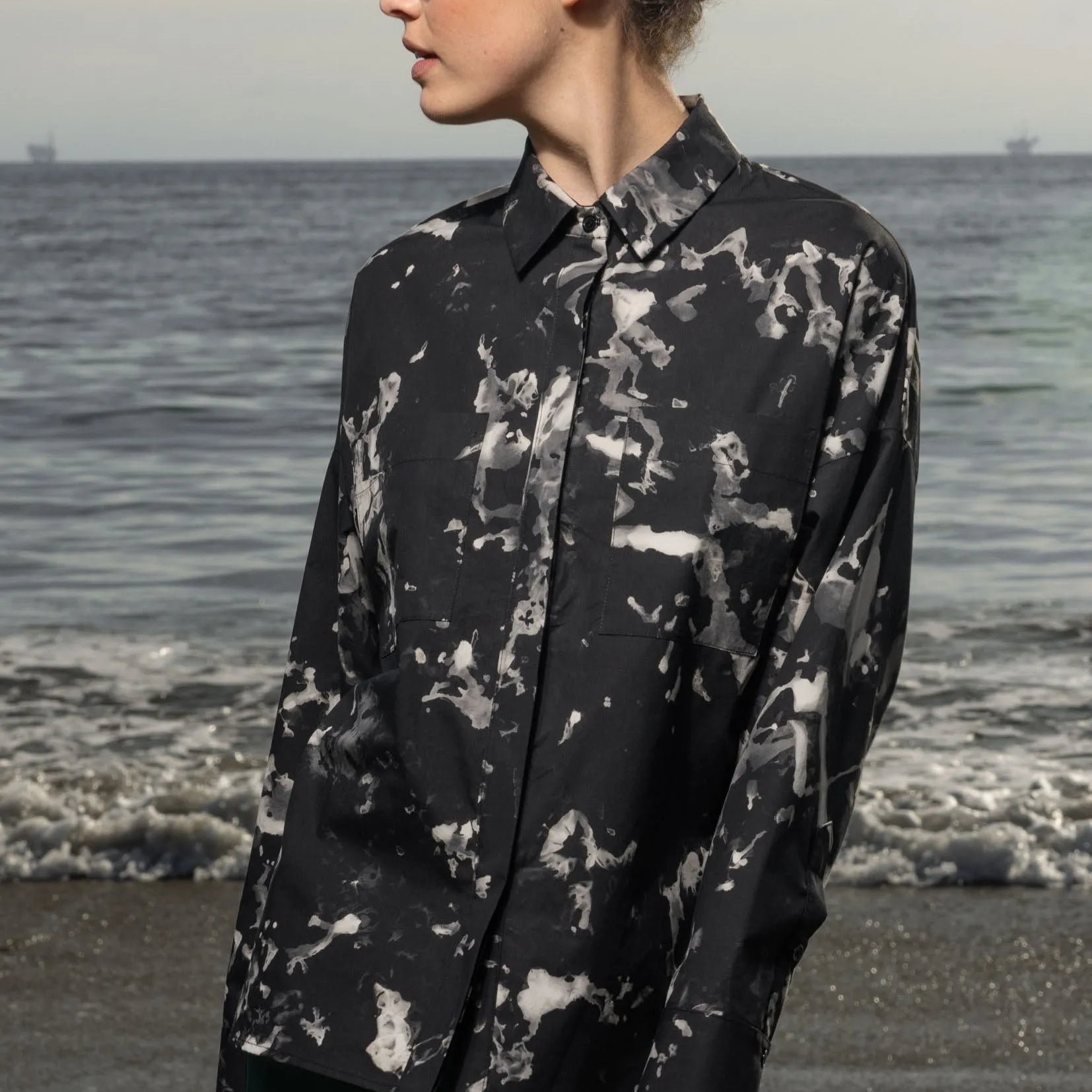 Lobel Top - Inghua Shirting - Heidi Merrick
