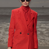 Mars Blazer - Vermilion Corduroy