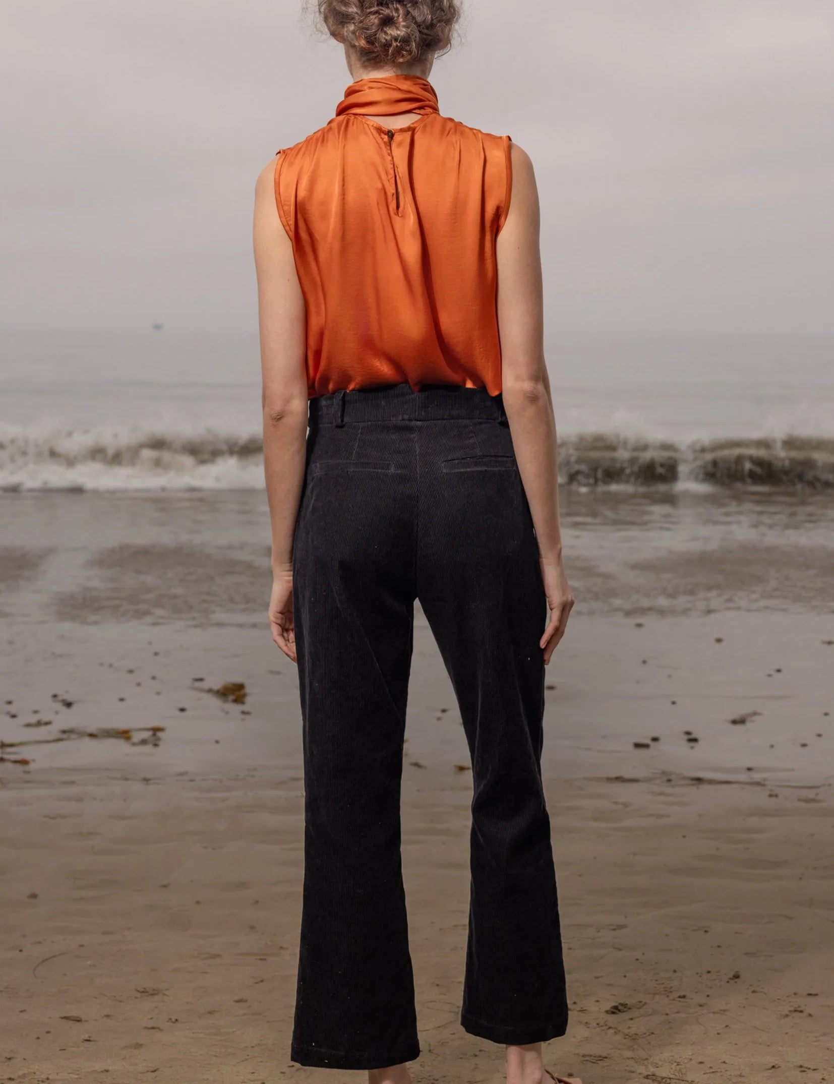 Serge Pant - Noir Corduroy - Heidi Merrick