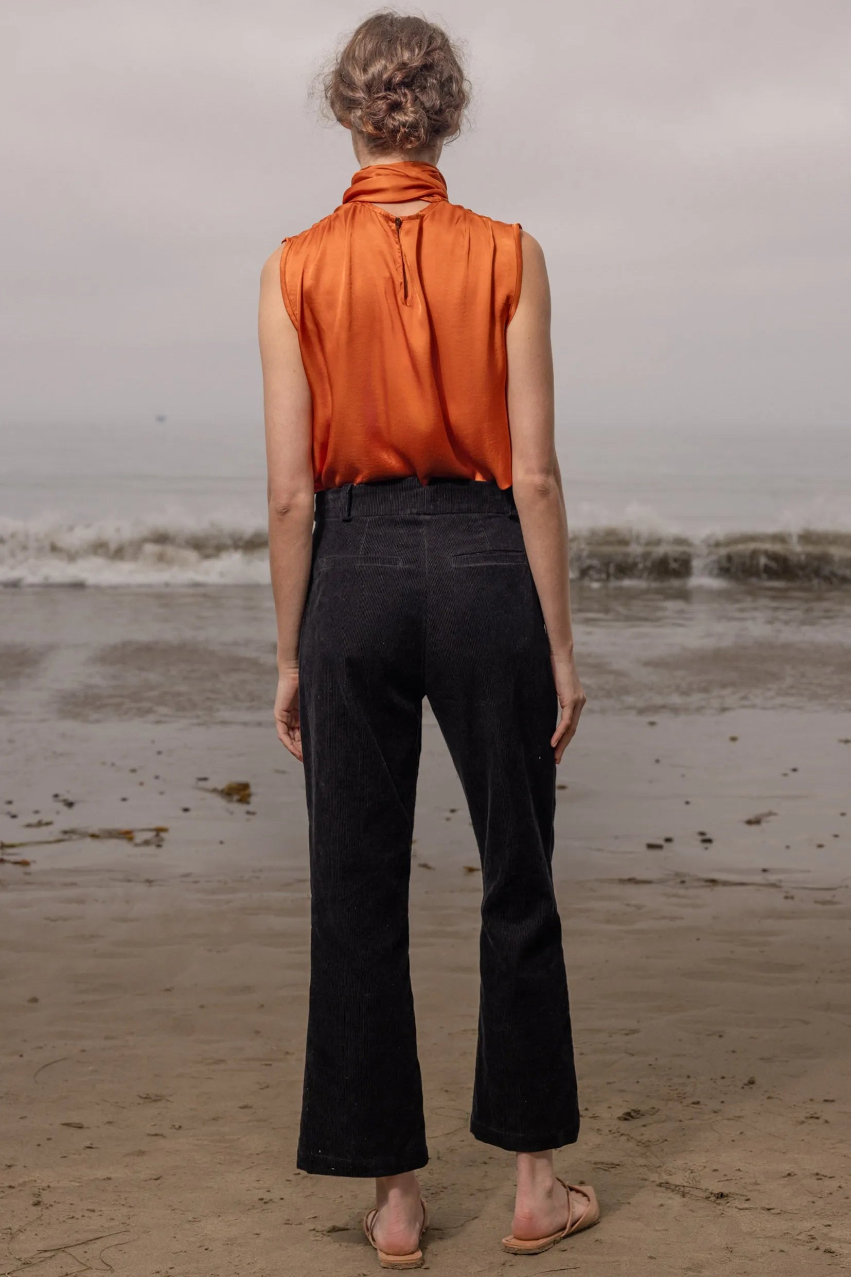 Serge Pant - Noir Corduroy - Heidi Merrick