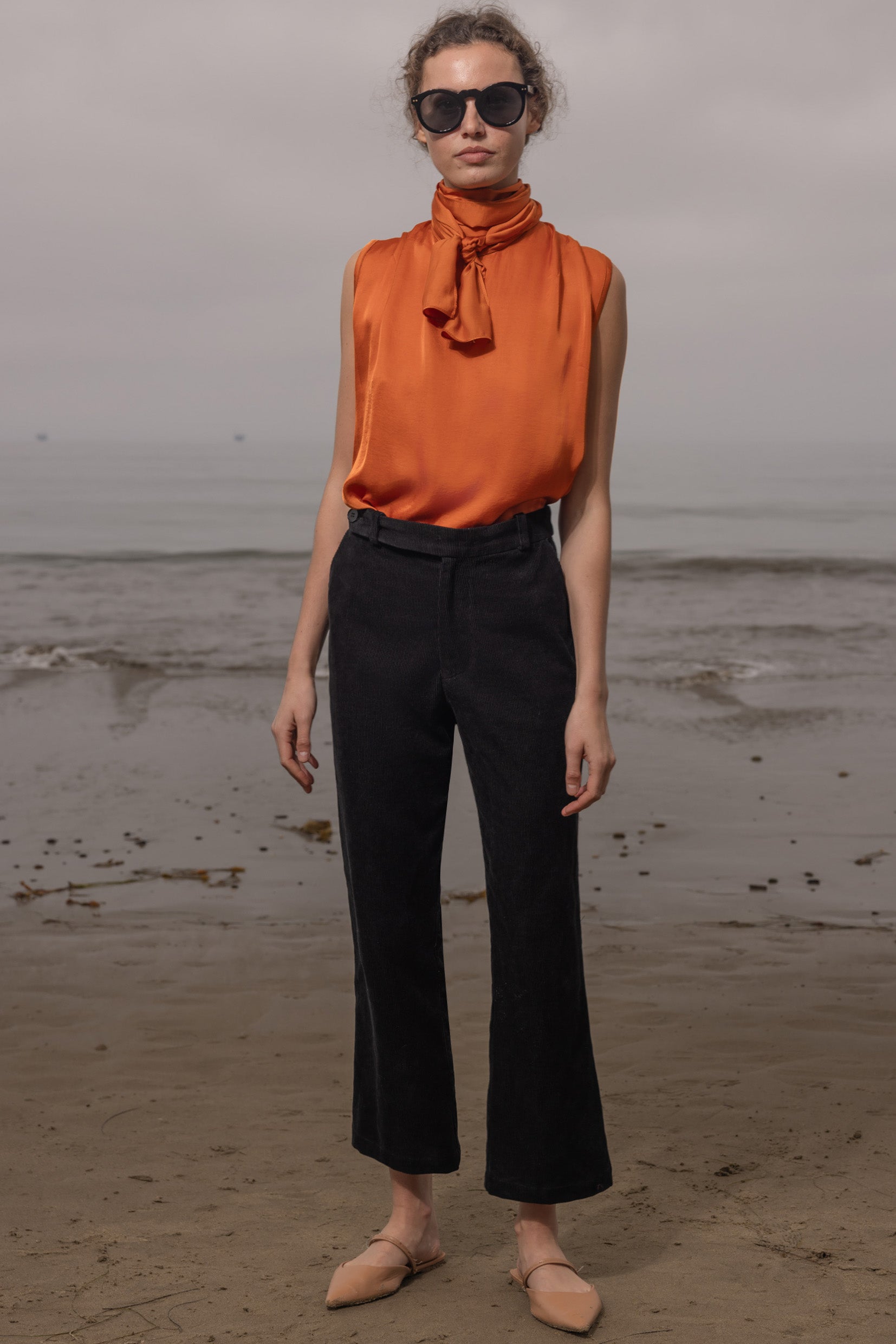 Serge Pant - Noir Corduroy - Heidi Merrick