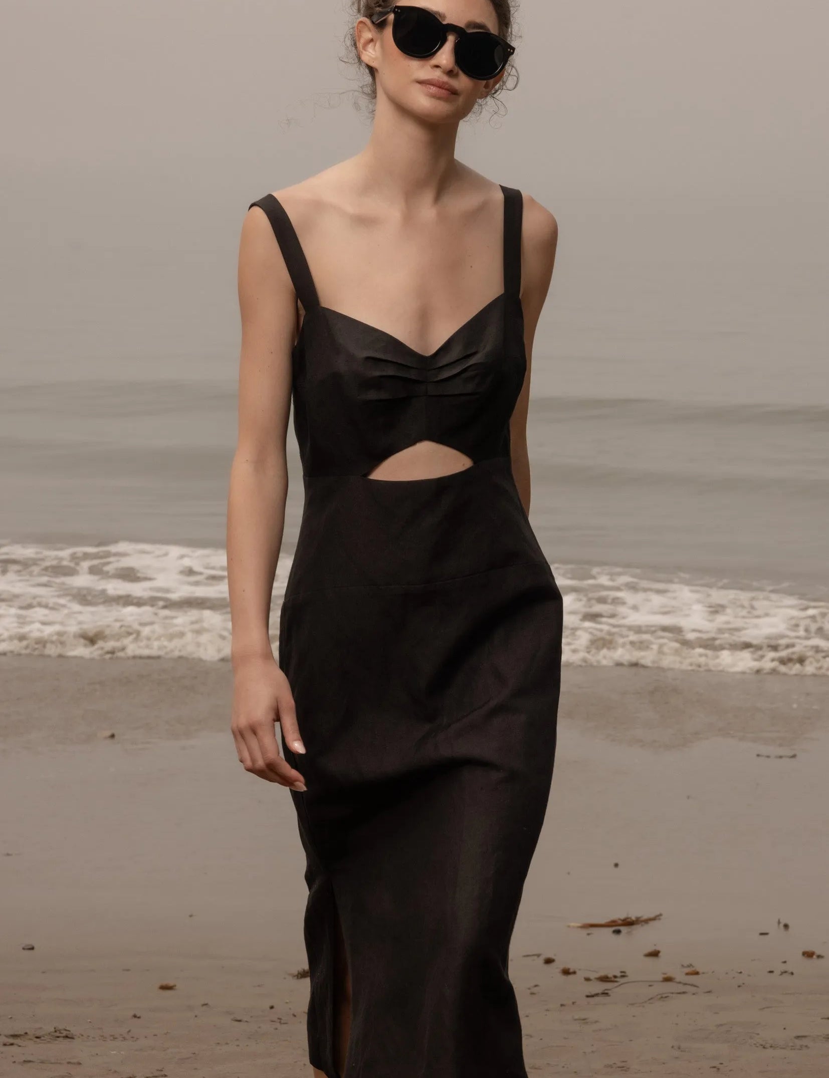 Gale Gown - Noir Heidi Merrick Gale Gown - Noir Heidi Merrick