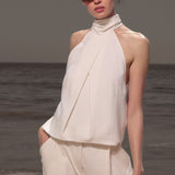 Nysa Top - Ivory Silk Noil