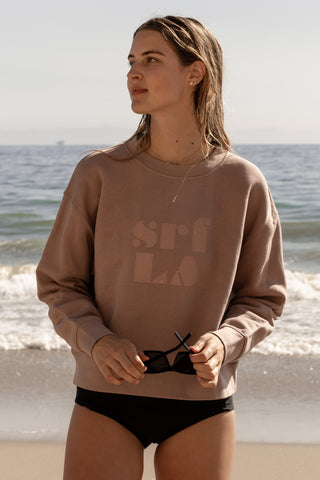 70's SRF LA Classic Crewneck - Rose