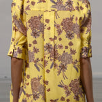 Bali Shirt - Yellow Batik - Heidi Merrick