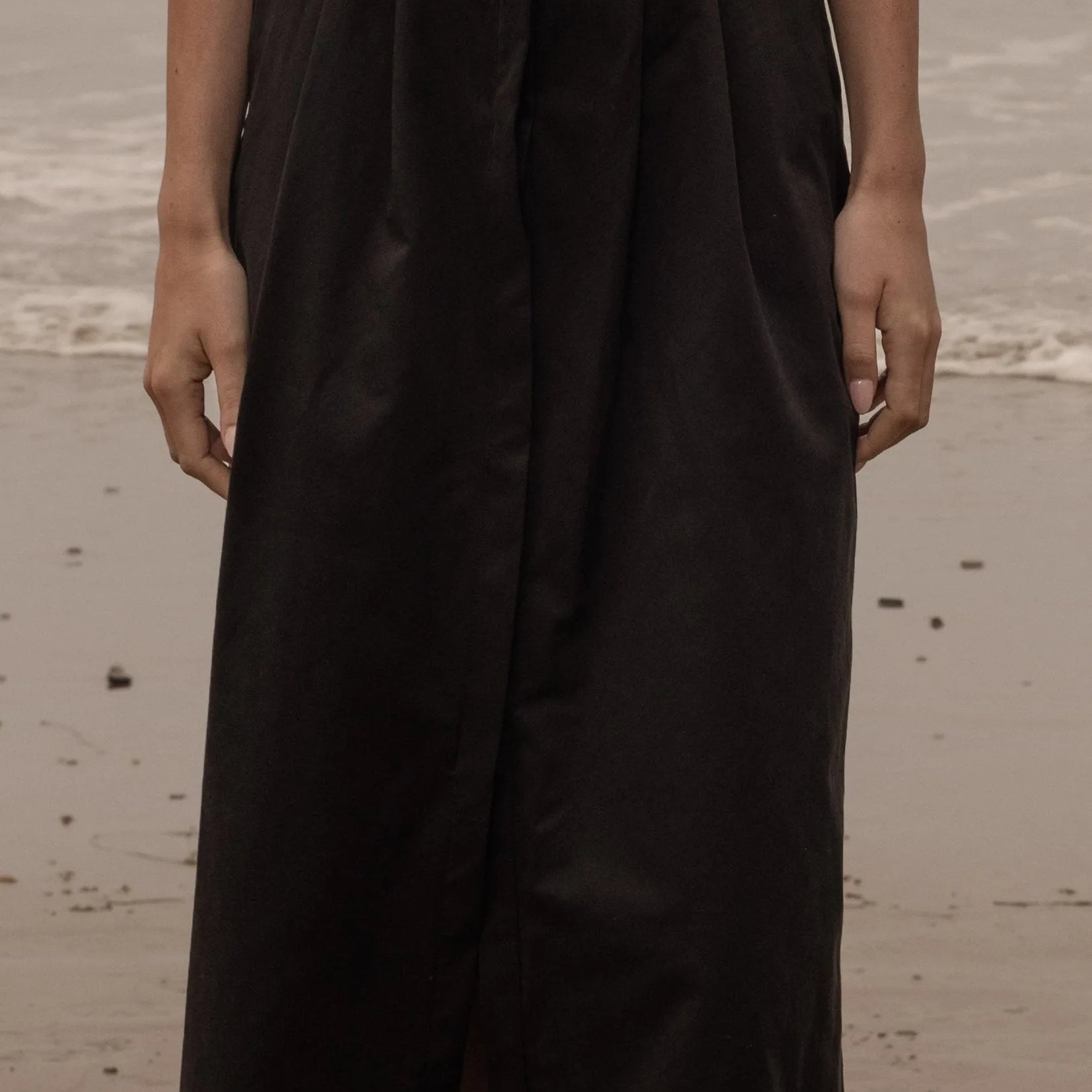 Camille Skirt - Black Trench - Heidi Merrick