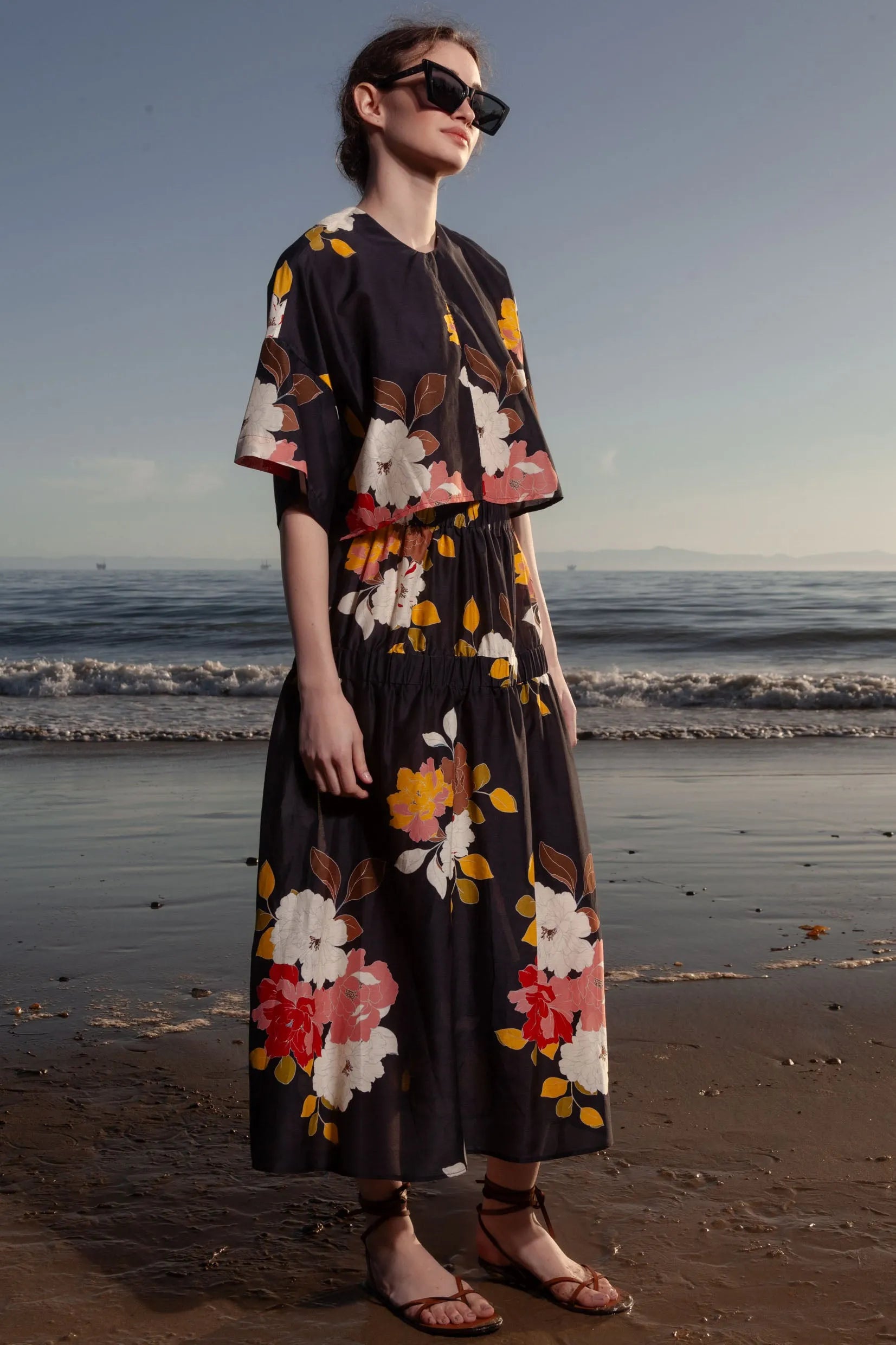 Enzo Skirt - English Rose - Heidi Merrick