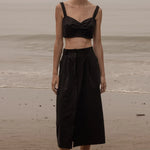 Camille Skirt - Black Trench - Heidi Merrick