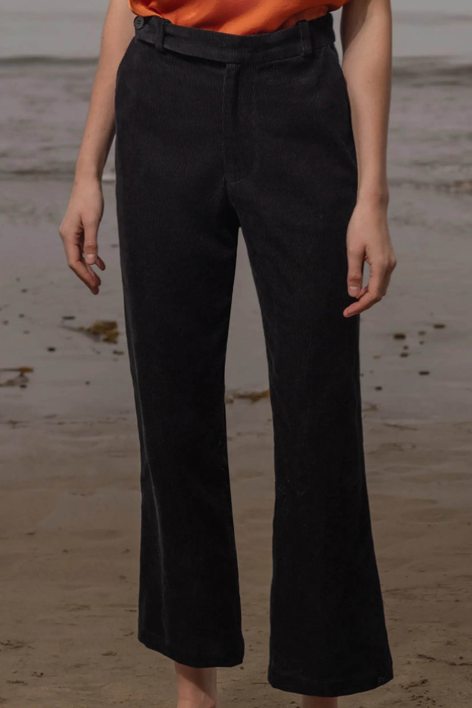 Serge Pant - Noir Corduroy - Heidi Merrick