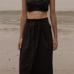 Camille Skirt - Black Trench - Heidi Merrick