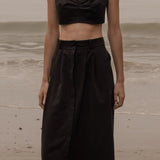 Camille Skirt - Black Trench - Heidi Merrick