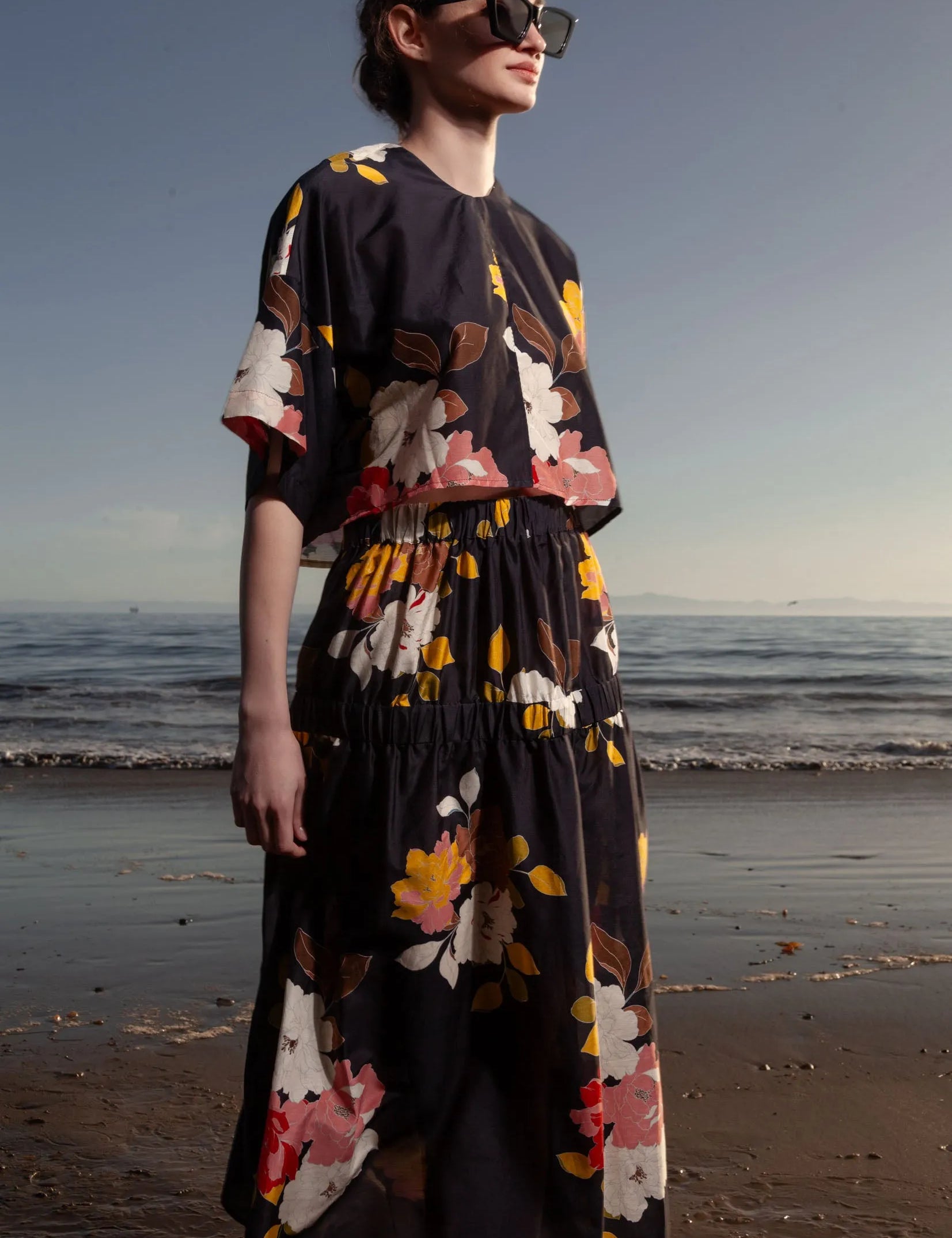Enzo Skirt - English Rose - Heidi Merrick