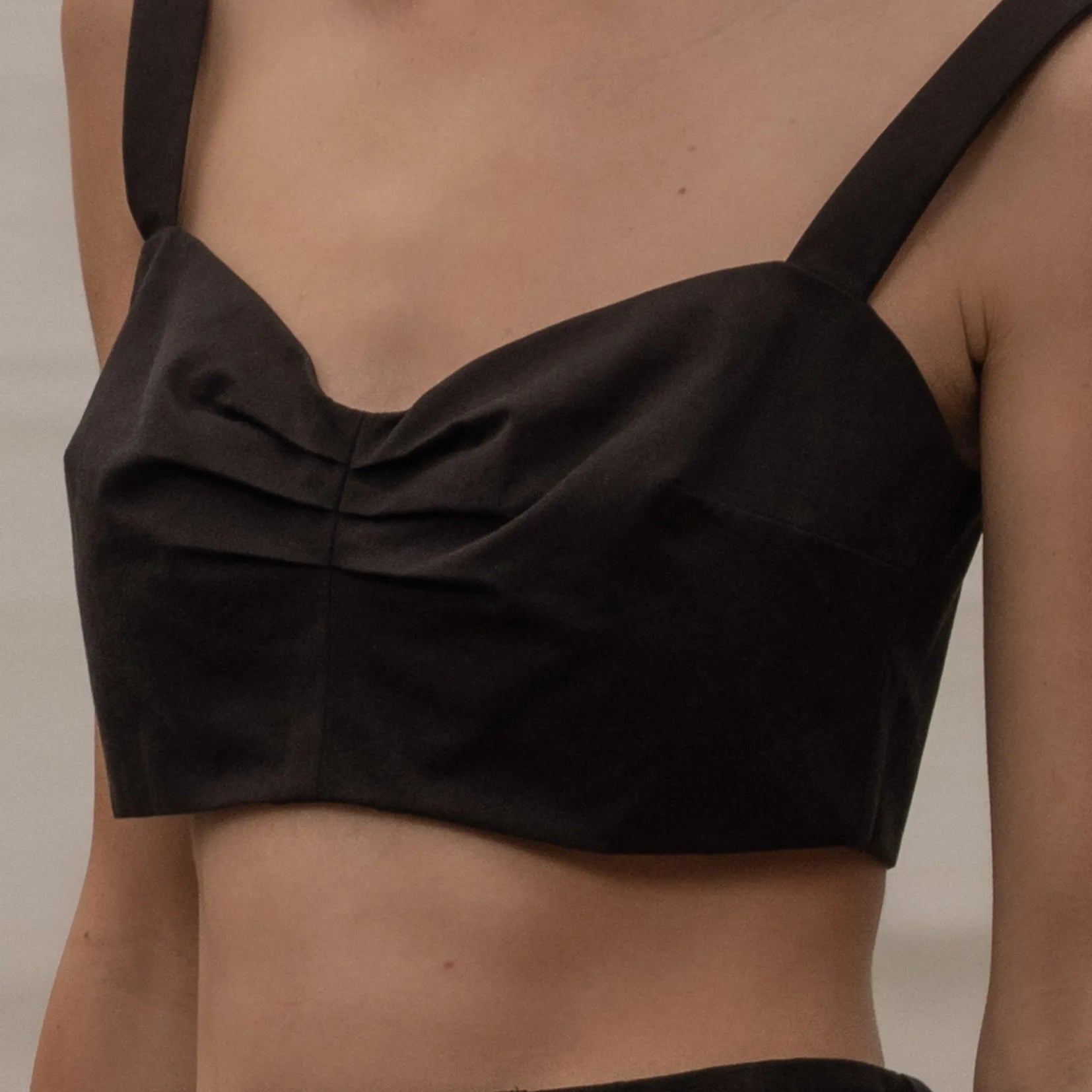 Calvi Top - Black Trench - Heidi Merrick