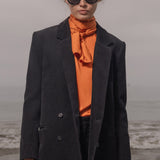 Francoise Blazer - Noir Corduroy - Heidi Merrick