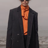 Francoise Blazer - Noir Corduroy - Heidi Merrick