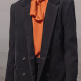 Francoise Blazer - Noir Corduroy - Heidi Merrick