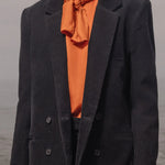 Francoise Blazer - Noir Corduroy - Heidi Merrick