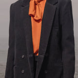 Francoise Blazer - Noir Corduroy - Heidi Merrick