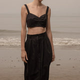 Camille Skirt - Black Trench - Heidi Merrick