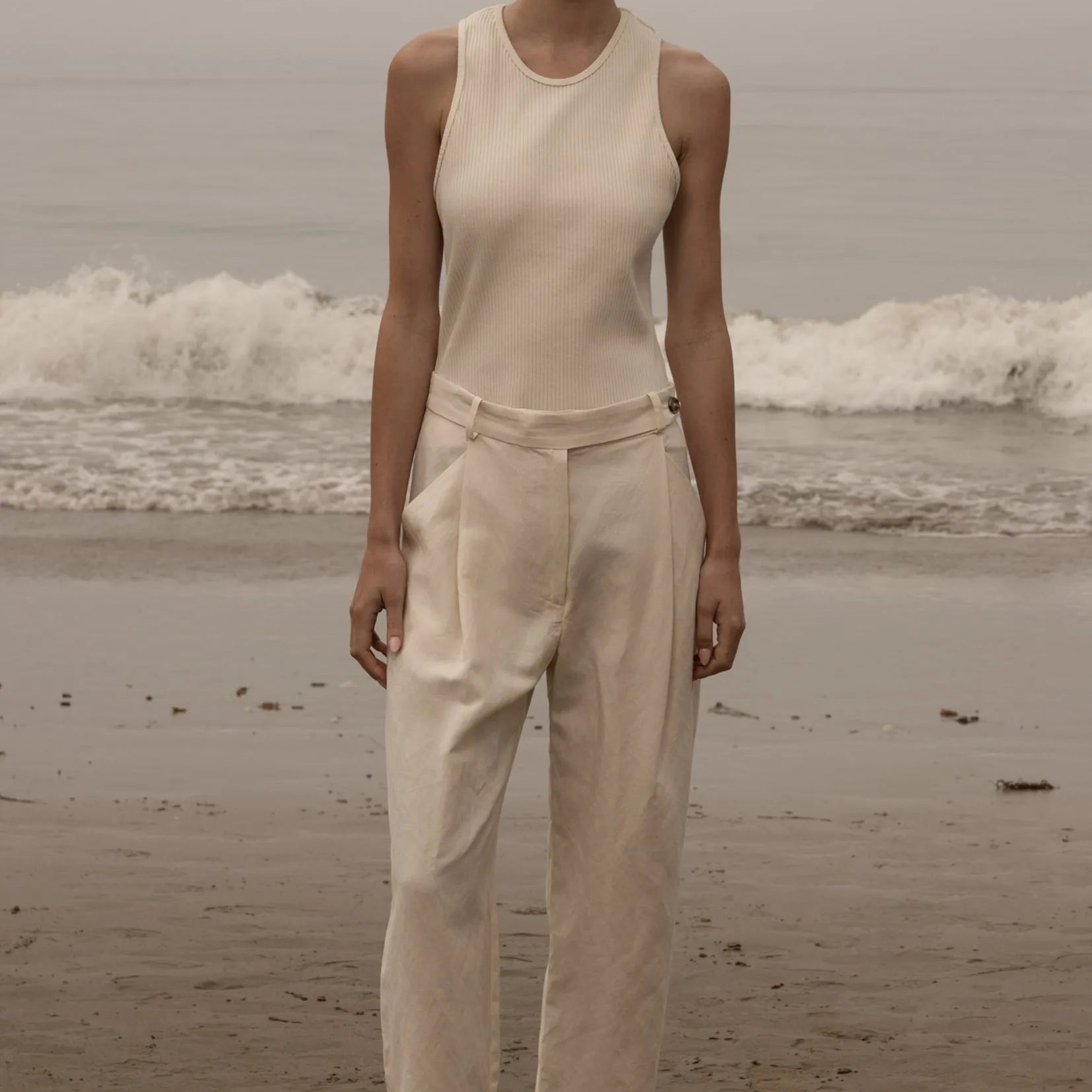 Stone Tank - Ivory - Heidi Merrick