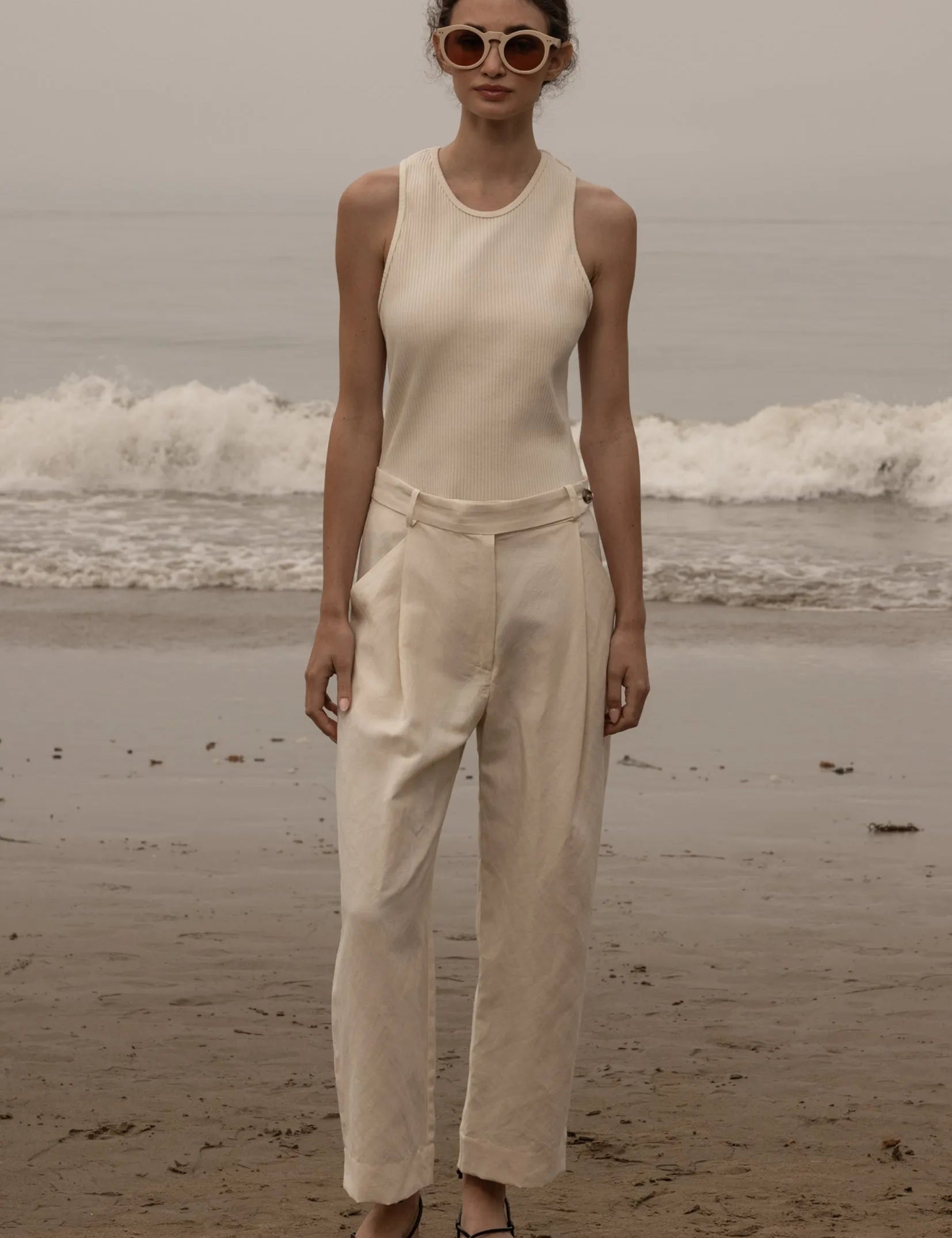 Stone Tank - Ivory - Heidi Merrick