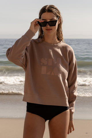 70's SRF LA Classic Crewneck - Rose